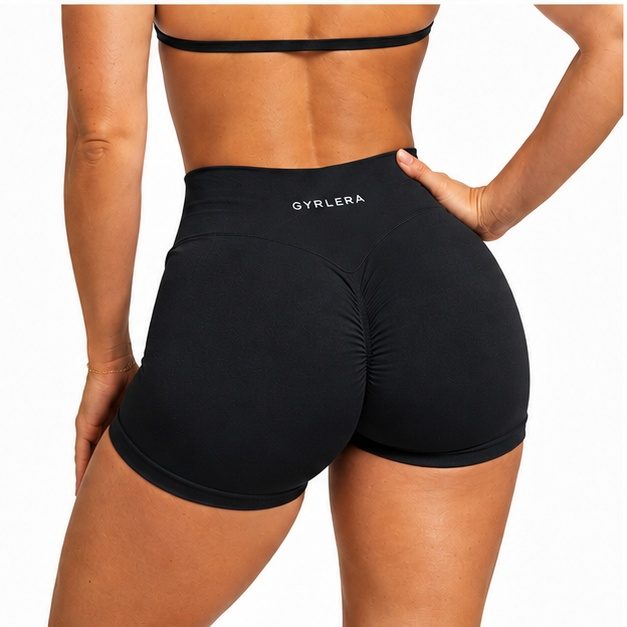 GYRLERA Sculpt Shorts in Black