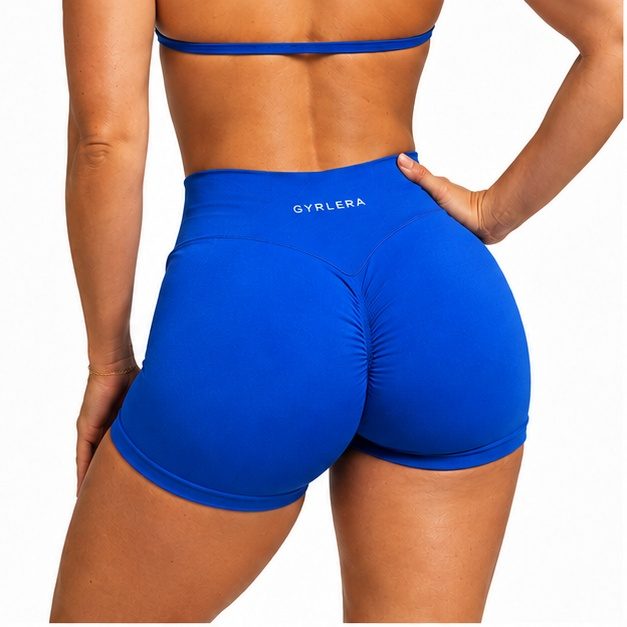 GYRLERA Sculpt Shorts in Electric Blue