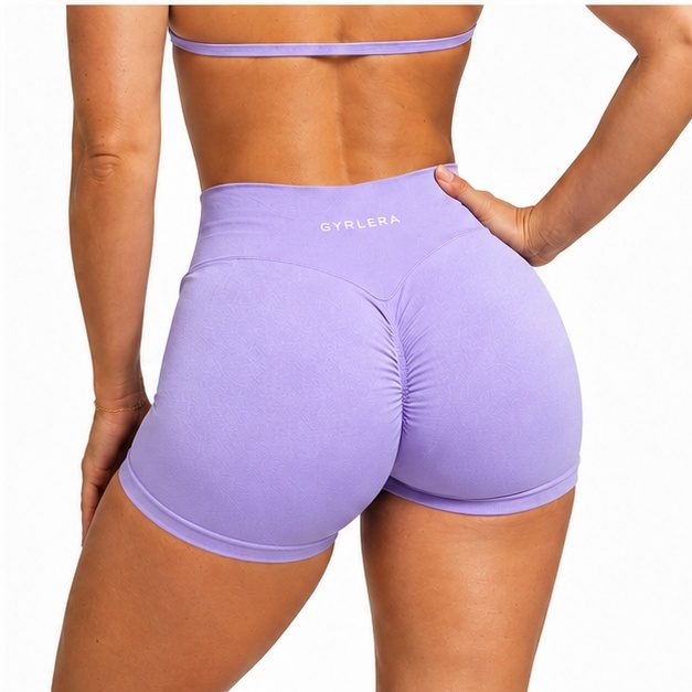 GYRLERA Sculpt Shorts in Lilac